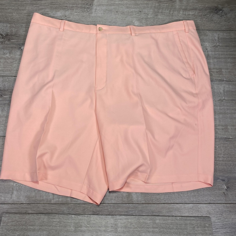 Peter Millar Men's Shorts Size‎ 50 Big & Tall Peach Salmon Cotton Golf Summer